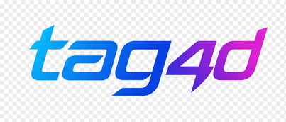 Logo tag4d platform hiburan online Indonesia